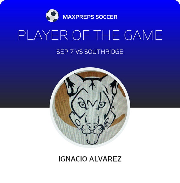 #8 Ignacio Alvarez Player of the Game badge