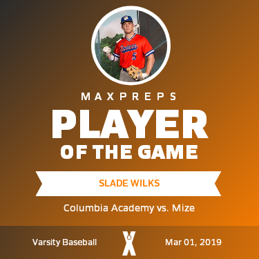 #5 Slade Wilks Player of the Game badge