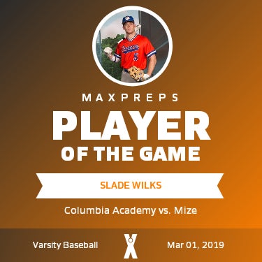 #5 Slade Wilks Player of the Game badge