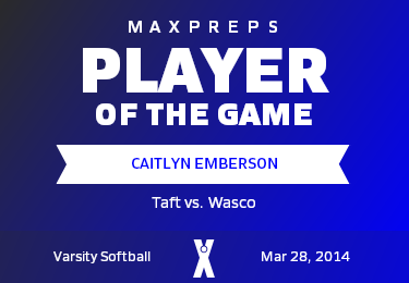 #21 CAITLYN EMBERSON Player of the Game badge