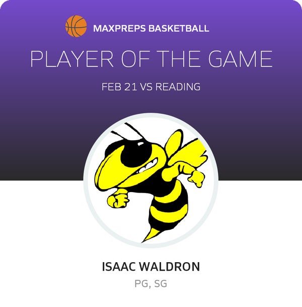 #2 Isaac Waldron Player of the Game badge