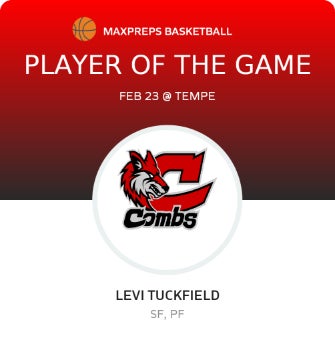 #10 Levi Tuckfield Player of the Game badge