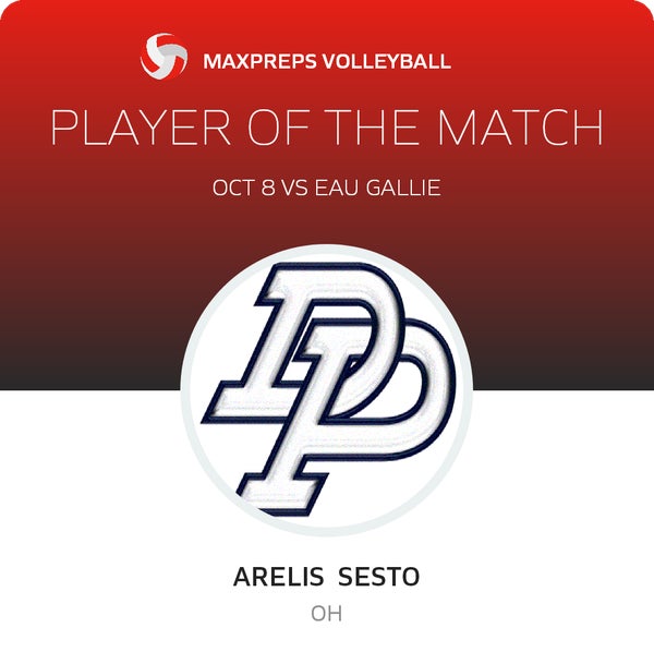 #2 Arelis Sesto Player of the Game badge