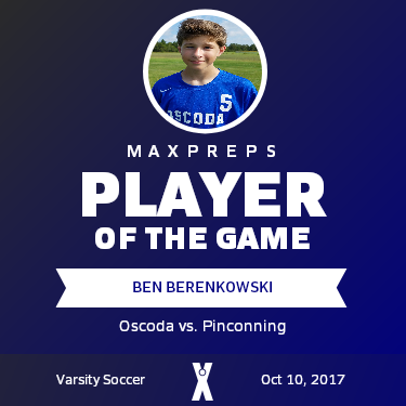 #5 Ben Berenkowski Player of the Game badge