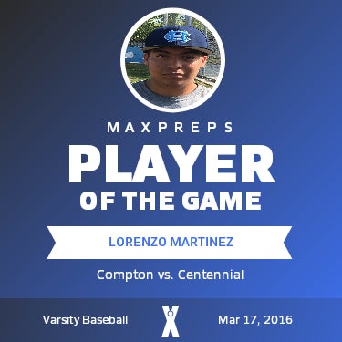 #14 Lorenzo Martinez Player of the Game badge