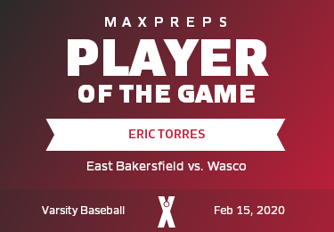 #22 Eric Torres Player of the Game badge