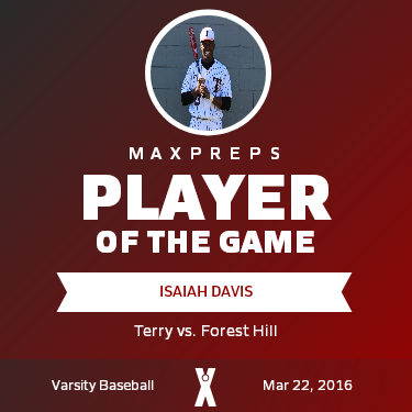 #13 Isaiah Davis Player of the Game badge