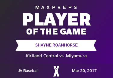 #3 Shayne Roanhorse Player of the Game badge