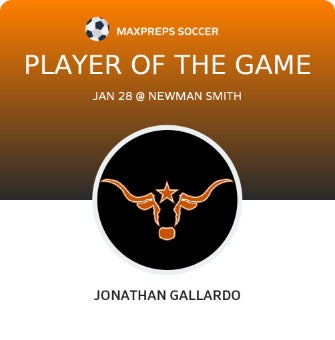#4 Jonathan Gallardo Player of the Game badge