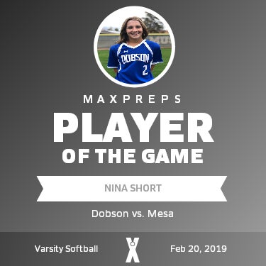 #2 Nina Short Player of the Game badge