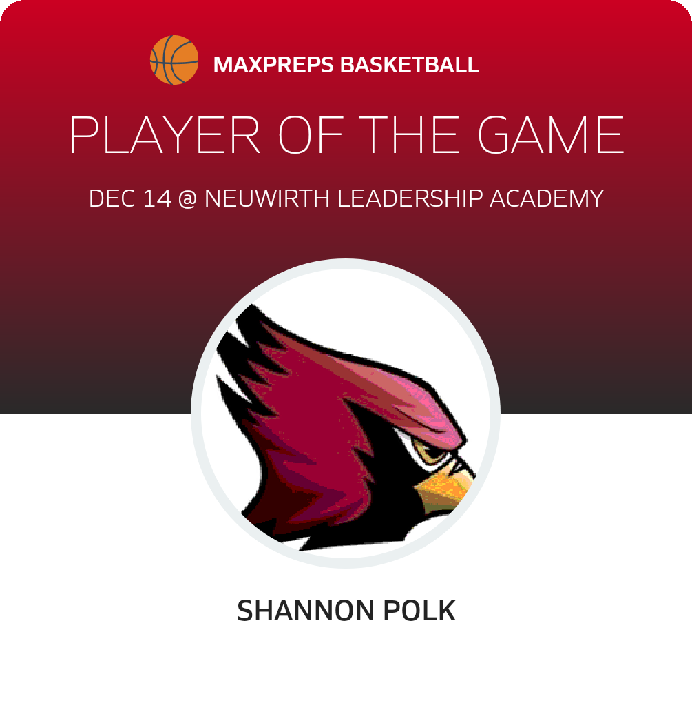 Shannon Polk Player of the Game badge