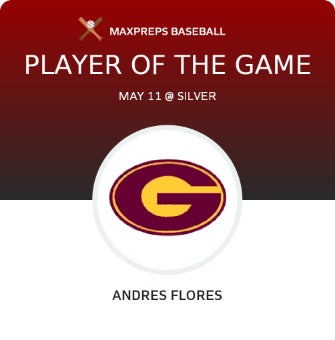 #5 Andres Flores Player of the Game badge