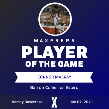 #3 Connor Mackay Player of the Game badge