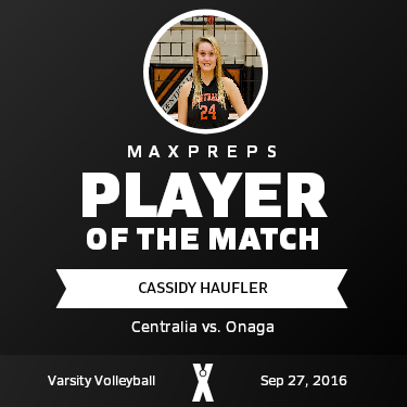 #24 Cassidy Haufler Player of the Game badge