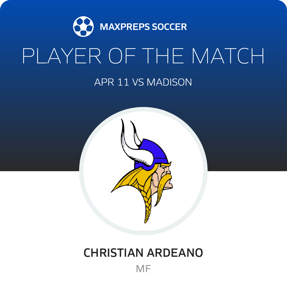 #11 Christian Ardeano Player of the Game badge