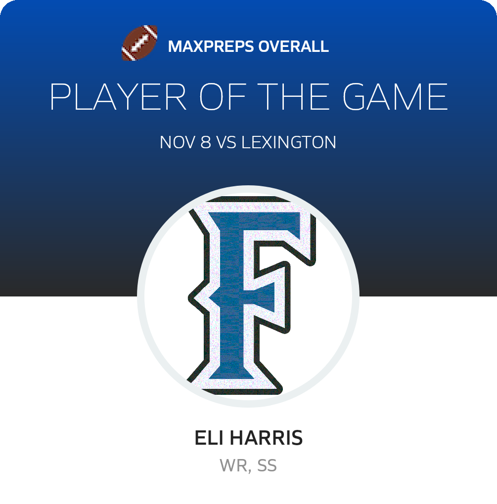 #0 Eli Harris Player of the Game badge
