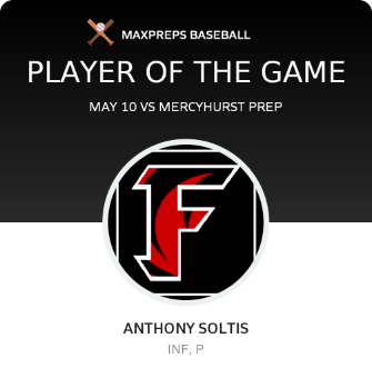 #12 Anthony Soltis Player of the Game badge