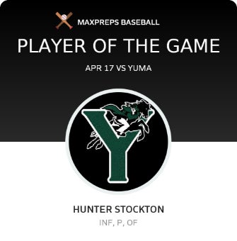 #5 Hunter Stockton Player of the Game badge
