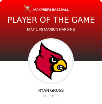 #16 Ryan Gross Player of the Game badge