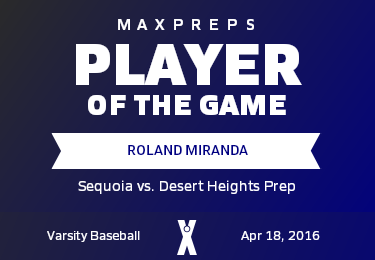 #44 Roland Miranda Player of the Game badge