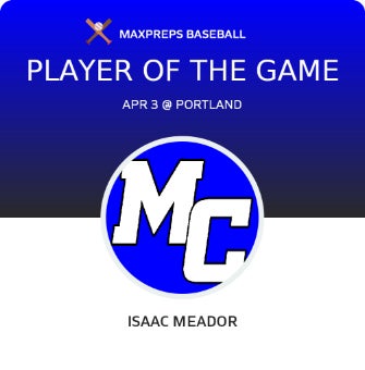 #17 Isaac Meador Player of the Game badge