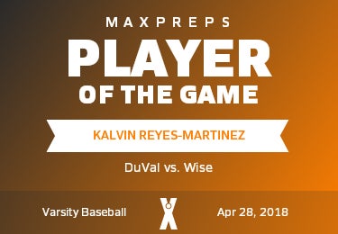 K. Reyes-Martinez Player of the Game badge
