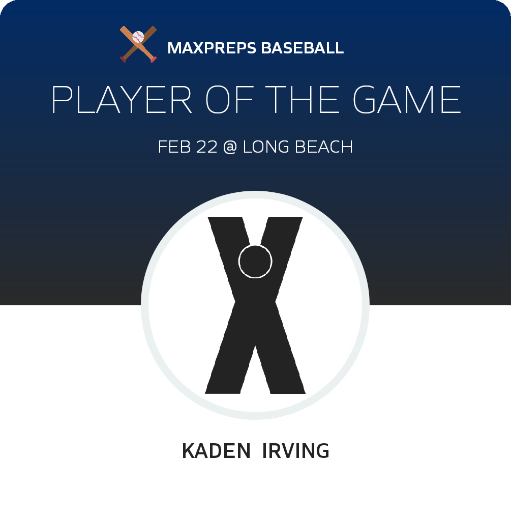 #2 Kaden  Irving Player of the Game badge