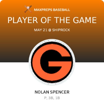 #37 Nolan Spencer Player of the Game badge