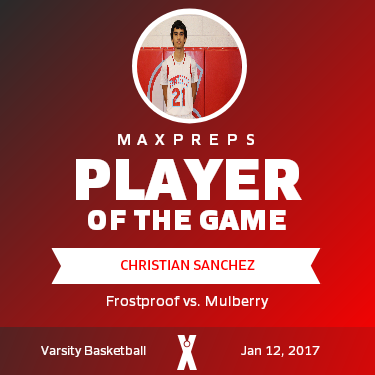 #21 Christian Sanchez Player of the Game badge
