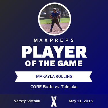 #11 Makayla Rollins Player of the Game badge