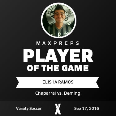 #8 Elisha Ramos Player of the Game badge