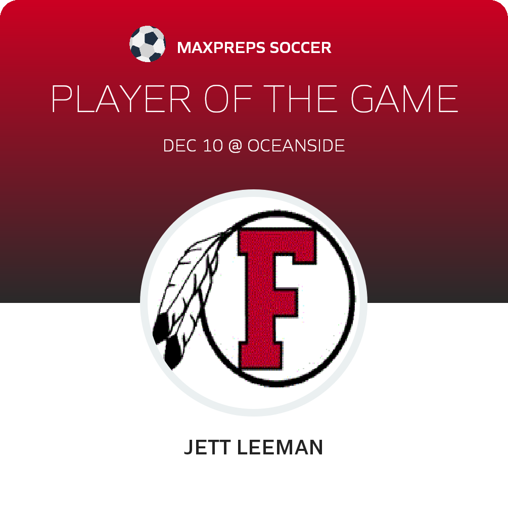 #2 Jett Leeman Player of the Game badge