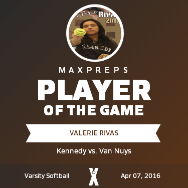 #98 Valerie Rivas Player of the Game badge