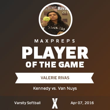 #98 Valerie Rivas Player of the Game badge