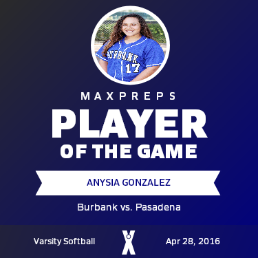 #17 Anysia Gonzalez Player of the Game badge