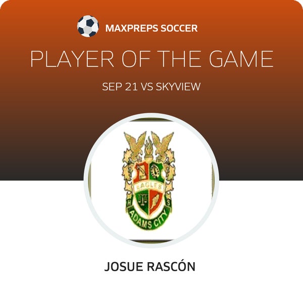 #18 Josue Rascón Player of the Game badge