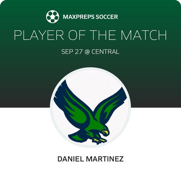 #0 Daniel Martinez Player of the Game badge