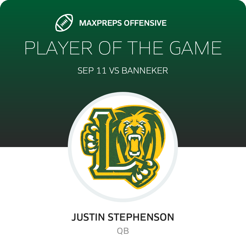 Justin Stephenson's High School Career Home