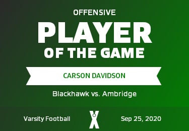 #2 Carson Davidson Player of the Game badge