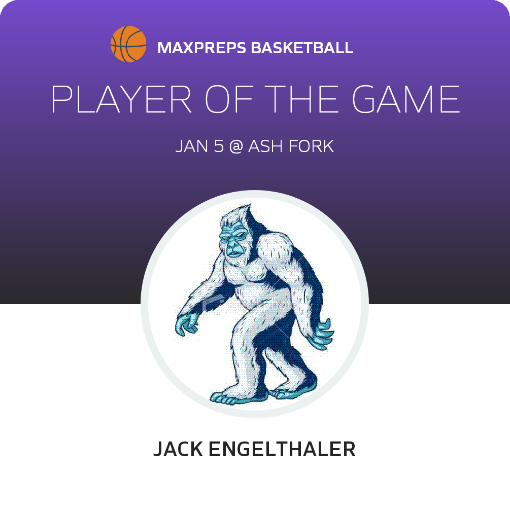 #24 Jack Engelthaler Player of the Game badge