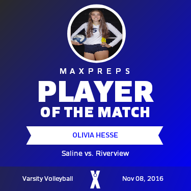 #5 Olivia Hesse Player of the Game badge