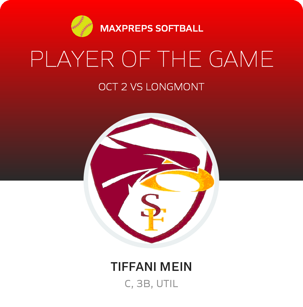 #28 Tiffani Mein Player of the Game badge