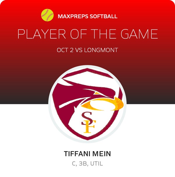 #28 Tiffani Mein Player of the Game badge