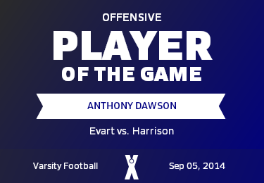 #2 Anthony Dawson Player of the Game badge