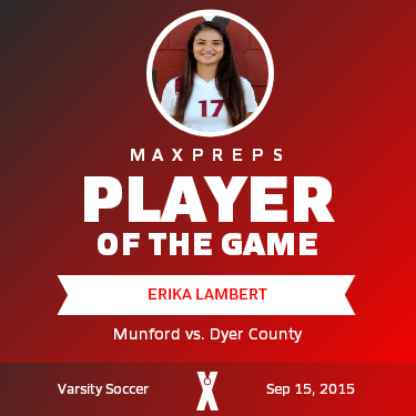 #17 Erika Lambert Player of the Game badge