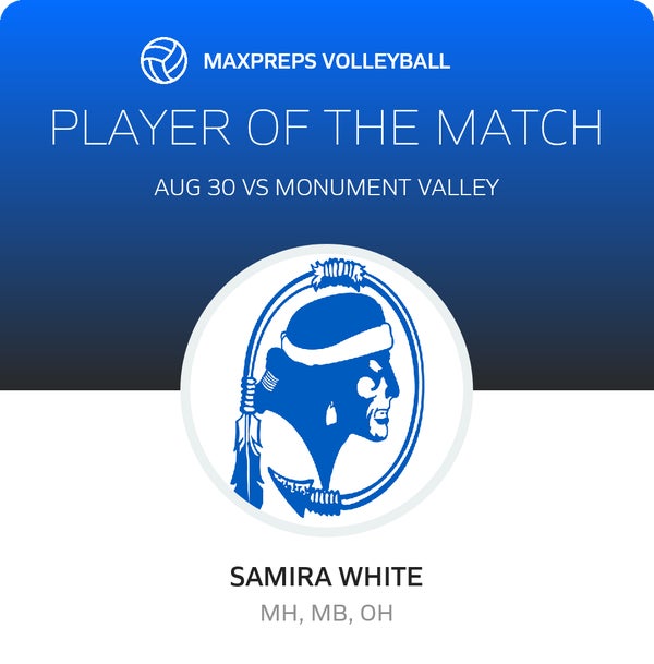 #10 Samira White Player of the Game badge