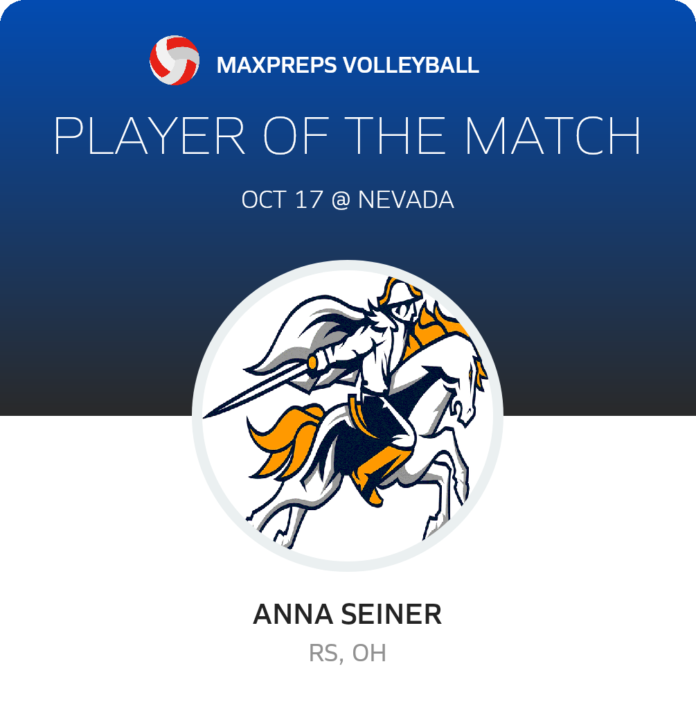 #7 Anna Seiner Player of the Game badge