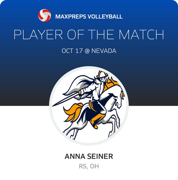 #7 Anna Seiner Player of the Game badge