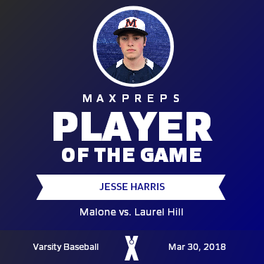 #3 Jesse Harris Player of the Game badge