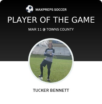 #31 Tucker Bennett Player of the Game badge